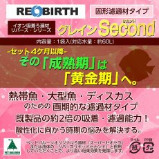 画像3: 【飼育用品・器具】【イオン吸着ろ過材】REBIRTH グレイン Second 3袋(6入)【イオン吸着ろ過材】（淡水　水草用） (3)