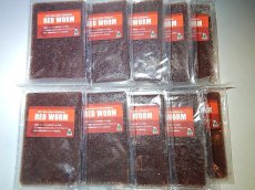 画像1: 【飼育用品・餌】 ペットバルーンオリジナル冷凍赤虫 /10枚【冷凍餌】 (淡水用)(餌) (1)